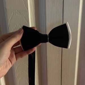 Black and White Bow Tie